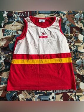 Vintage 90s Women’s Game Day NFL Kansas City Chiefs Red Tank Top